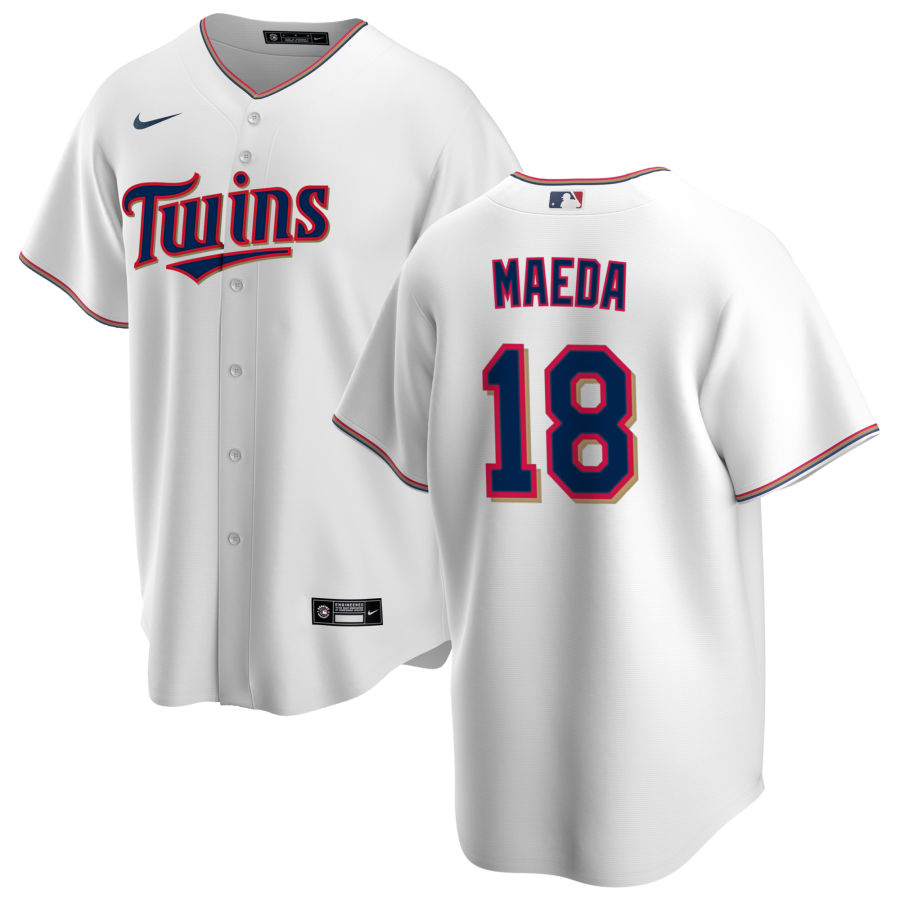 Nike Men #18 Kenta Maeda Minnesota Twins Baseball Jerseys Sale-White